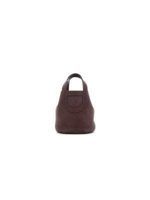 Saddle Red Hermes loop bag