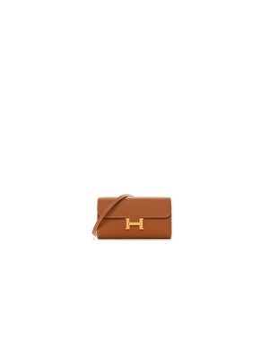 Brown Hermes Constance wallet
