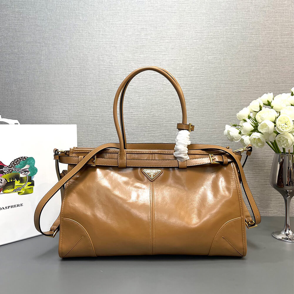 Cameo Prada Large leather handbag (high-end grade) - Image 2