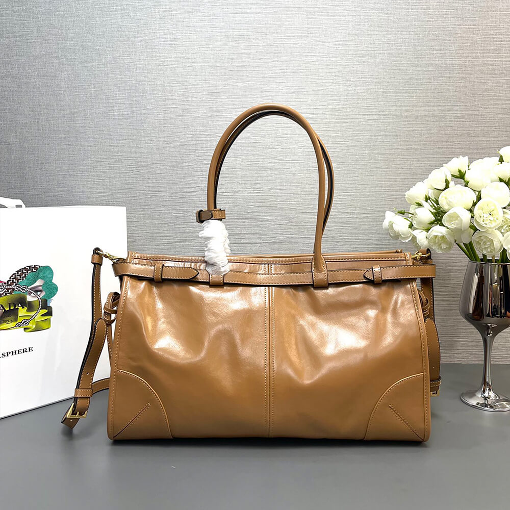 Cameo Prada Large leather handbag (high-end grade) - Image 4