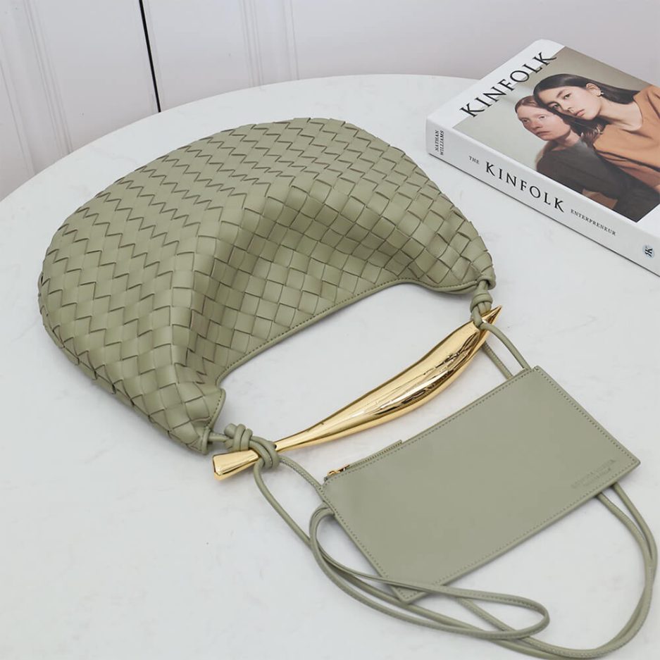 Travertine Bottega Veneta Medium Sardine Handbag - Image 4