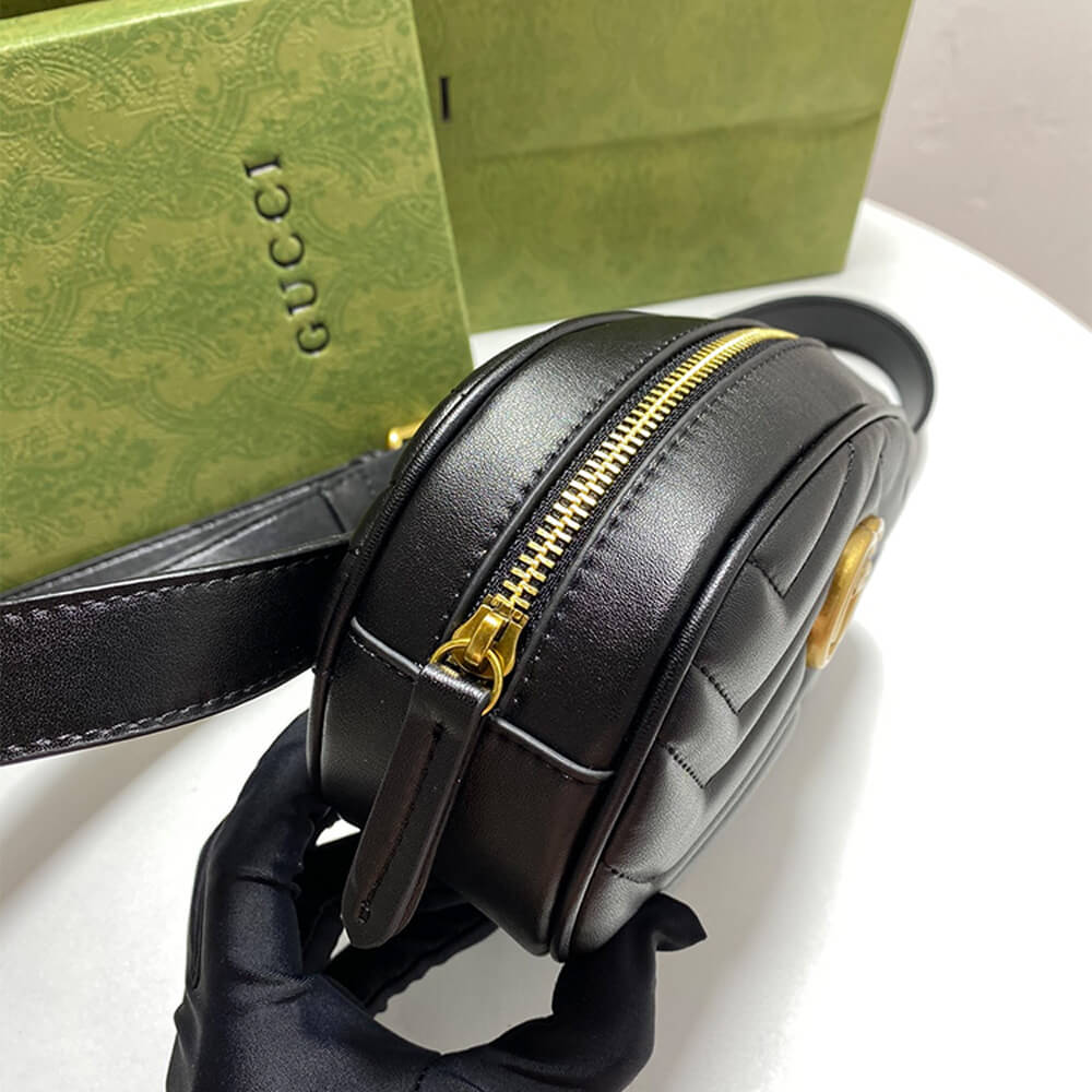GG Marmont Quilted Leather Belt Bag - Image 5