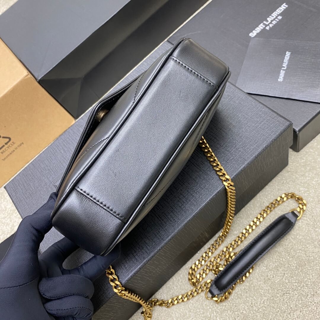 Black YSL LOULOU MINI in lambskin - Image 5