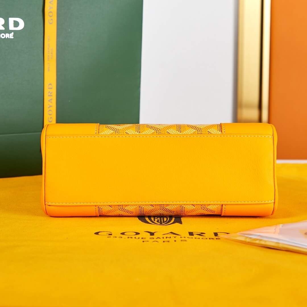 Yellow Goyard Saigon Souple Mini Bag - Image 5