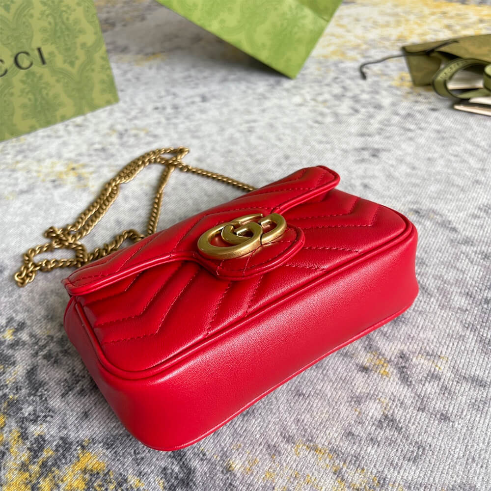GG Marmont matelasse leather super mini bag - Image 6