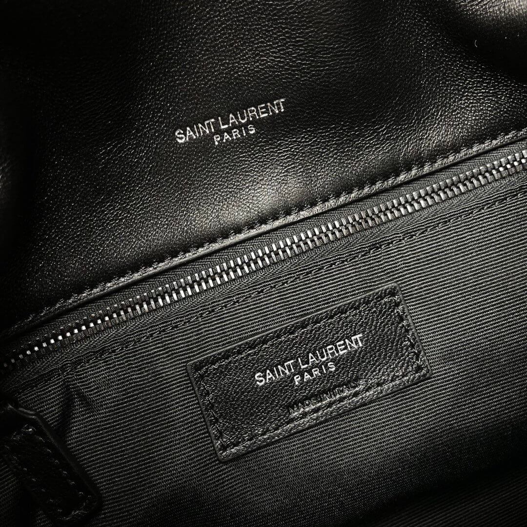 Black YSL Toy Puffer in lambskin - Image 7