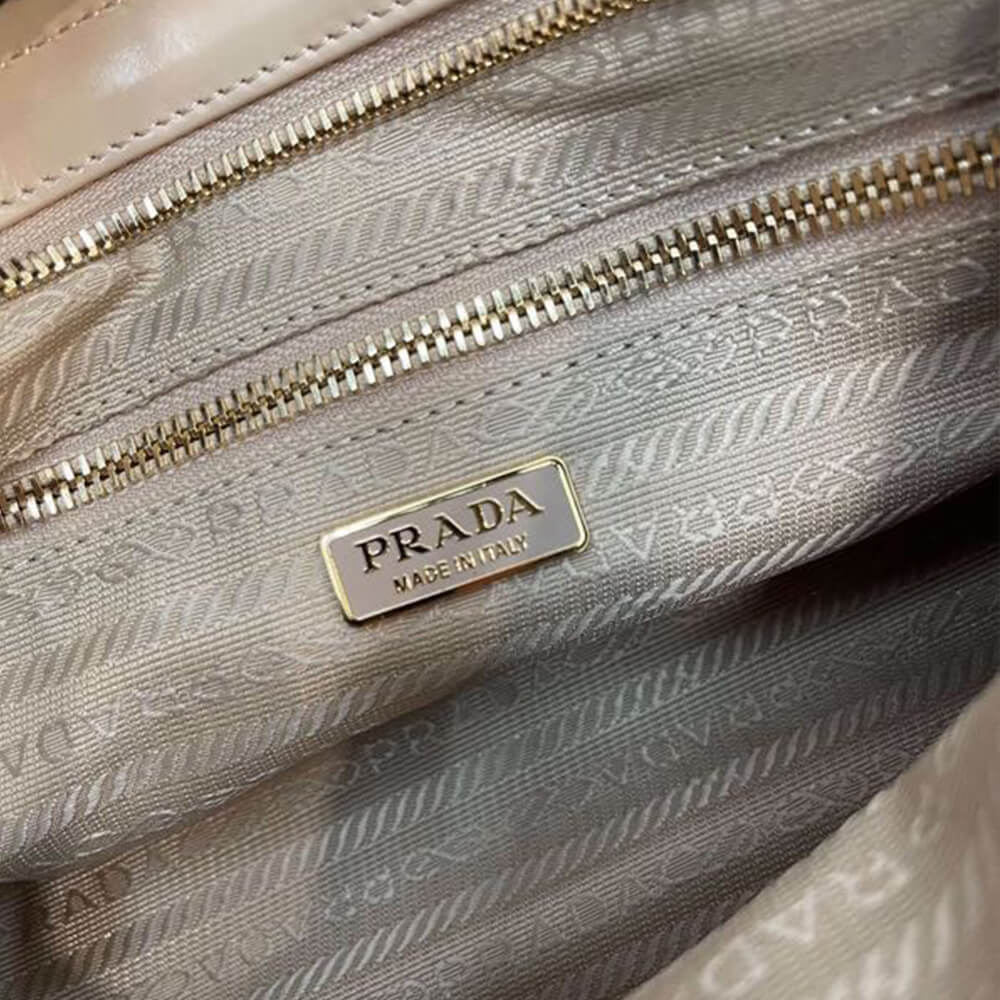 Travertine Prada Medium leather handbag (high-end grade) - Image 7