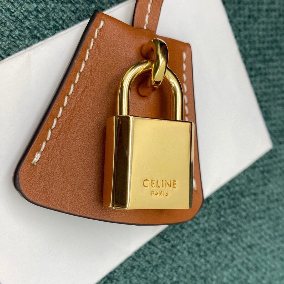 CELINE Large Travel Bag in Logo Print and Calfskin - Image 7